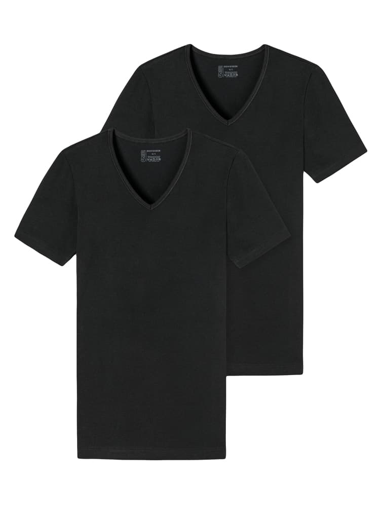 95-5 - T-shirt 1/2 V-neck - 2-pack