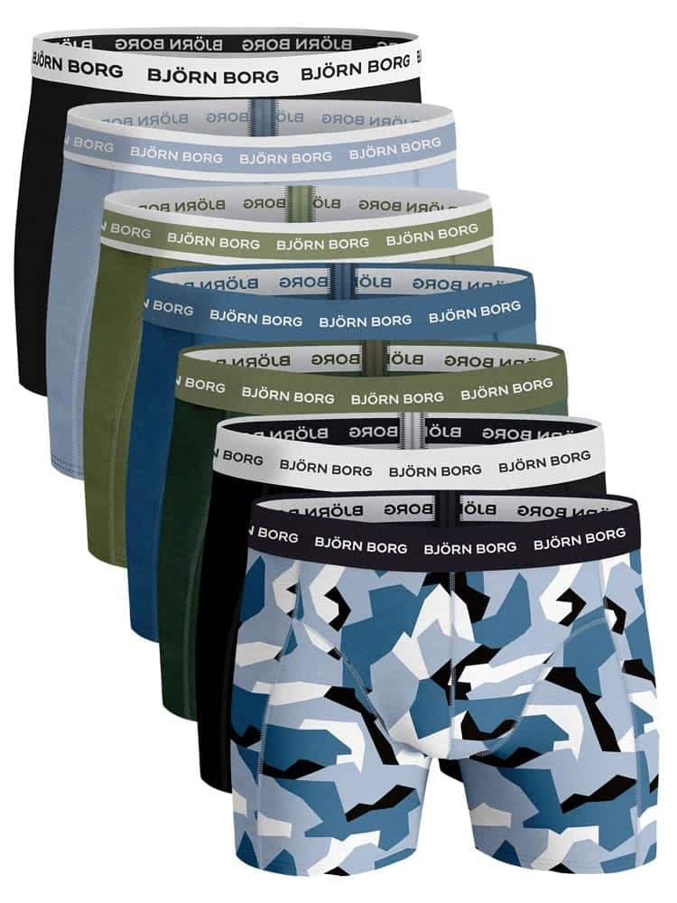 Ess. Cotton Shorts - 7 pack