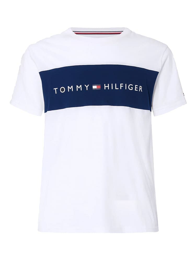 T-shirt - Crew Neck - Logo Flag