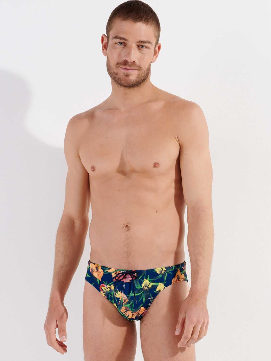 Swim Mini Briefs - Flamingo